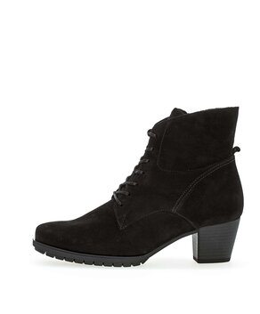 Schnürstiefelette schwarz
