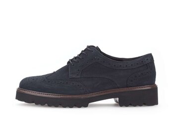 Schnürschuh blau