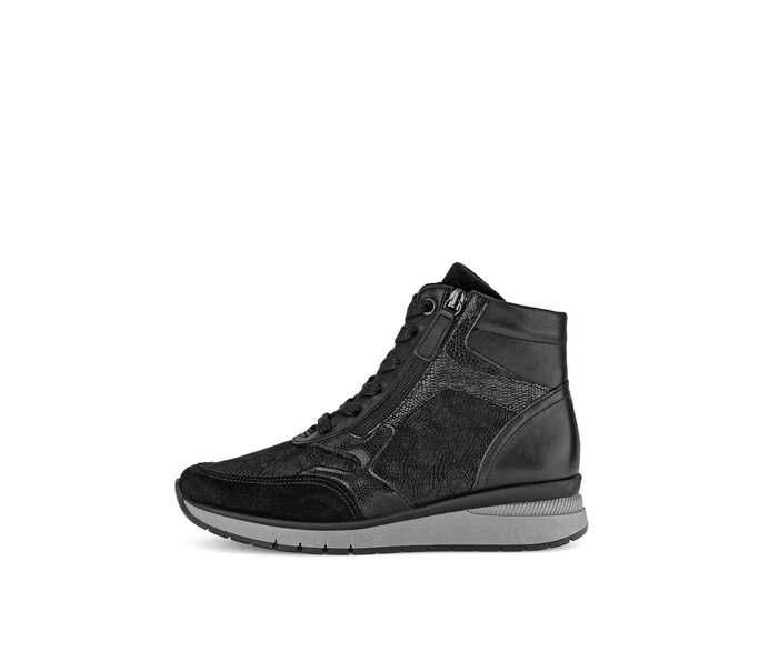 Sportliche Stiefelette schwarz #0