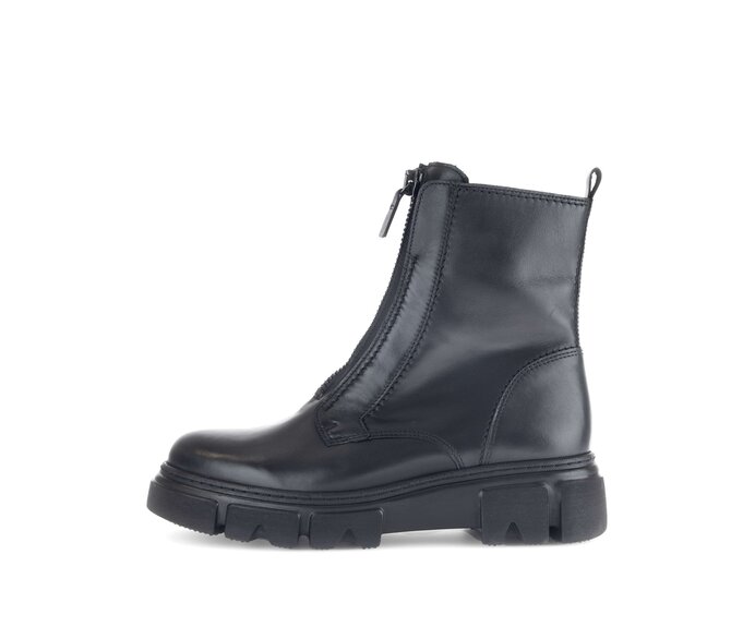 Sportliche Stiefelette schwarz #0
