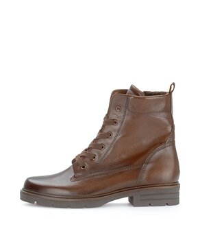 Schnürstiefelette braun