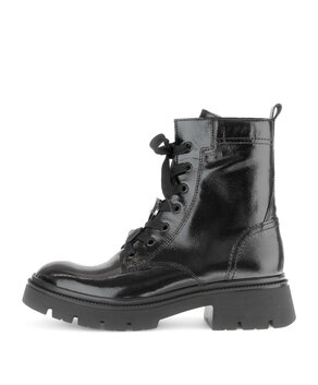 Schnürstiefelette schwarz