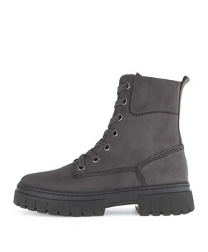 Schnürstiefelette grau