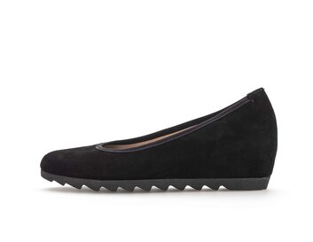 Keilpumps schwarz