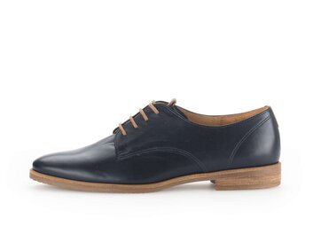 Schnürschuh blau
