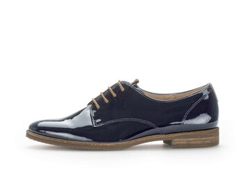 Schnürschuh blau