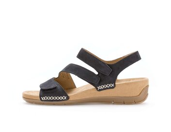 Keilsandalette blau