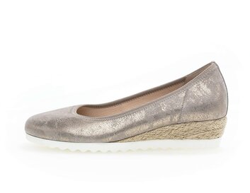 Keilpumps beige