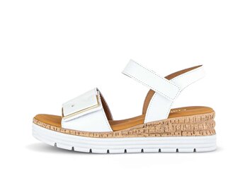 Keilsandalette weiß