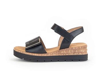 Keilsandalette schwarz