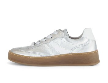 Sneaker low silber