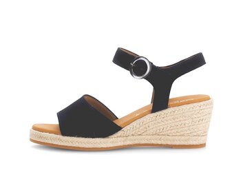 Keilsandalette blau
