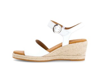 Keilsandalette weiß
