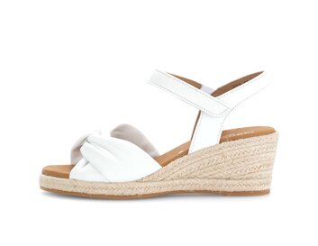 Keilsandalette weiß