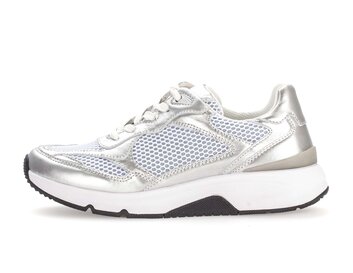 Sneaker low silber