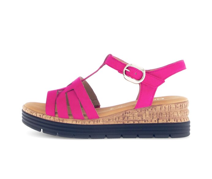 Sandal met riempjes roze #0