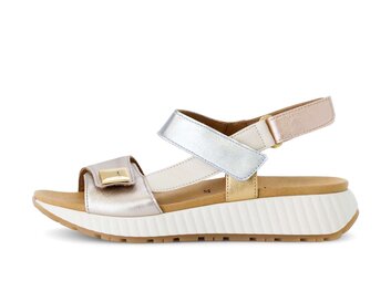 Riemchensandale gold