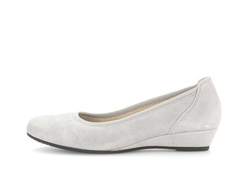 Keilpumps grau
